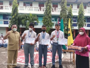 Smamsa Nganjuk Boyong Empat Medali dari Kejuaraan Pencak Silat Se-Jatim