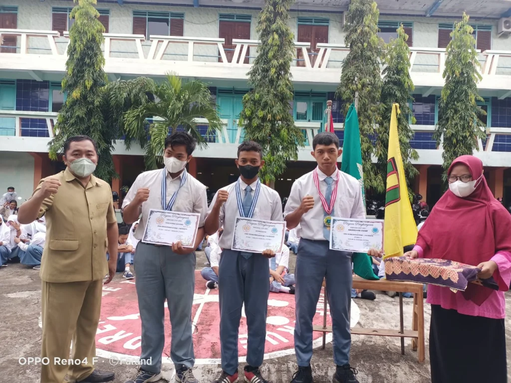 Smamsa Nganjuk Boyong Empat Medali dari Kejuaraan Pencak Silat Se-Jatim