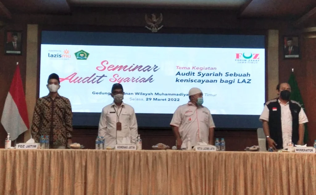 Lazismu bersama Kemenag dan FOZ Jatim Gelar Seminar Audit Syariah