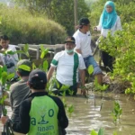 Ratusan Pelajar Tanggerang Tanam 10 Ribu Mangrove