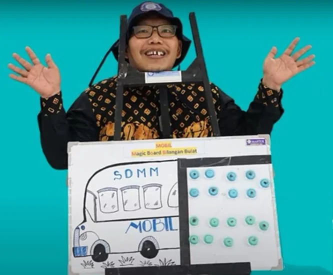 Belajar Matematika Menyenangkan Pakai ‘Mobil’, Guru SDMM Juara FFU