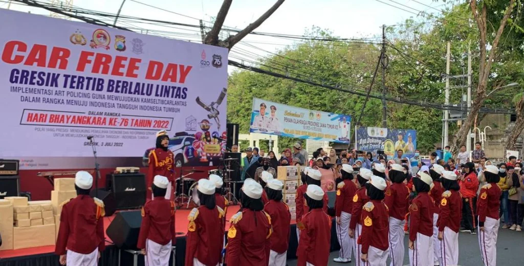 Pocil SD Mugeb Tampil Memukau di HUT Bhayangkara