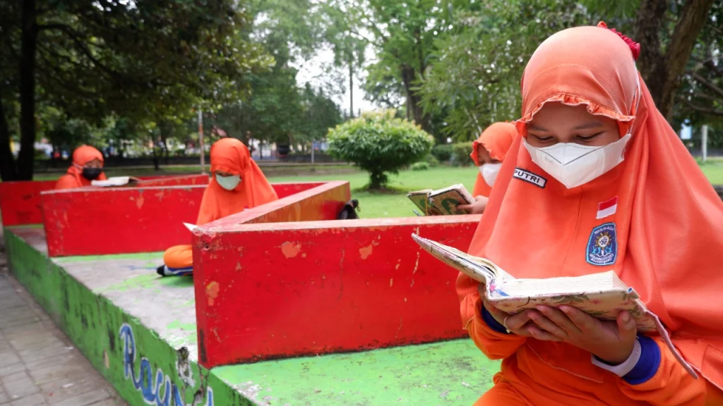 SD Mudabo Gelar Daurah Tahfidh Asyik di Alun-Alun Bojonegoro