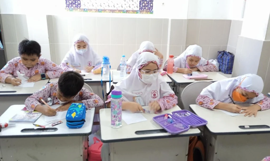 Hari Pertama Sekolah di SD Mudipat Surabaya, Siswa Sudah Merdeka Belajar