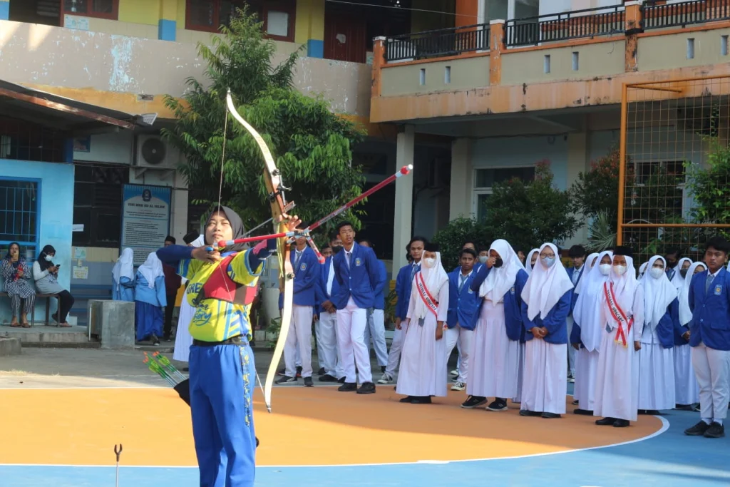 Pemanah Jitu Meriahkan Fortasi SMA Muhammadiyah 8 Gresik