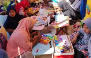 Nasyiah Melirang Gelar Lomba Mewarnai untuk Siswa TK dan SD