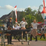 Atlet Drumband MAM 2 Yanggong Tampil Memukau di Pemkab Ponorogo