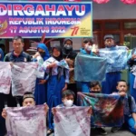 Siswa SMPM 2 Ponorogo Membatik Celup