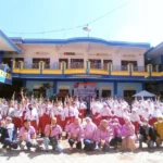 Gosok Gigi Merah Putih Massal di SD Muhsida Gresik