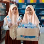 SMP Mulia Bungah Cinta Baca dan Lingkungan di Hari Kunjung Perpustakaan