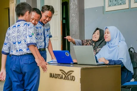 Berkat Guru Piket, Madtsamuda Ditunjuk sebagai Madrasah Digital Kemenag Jatim