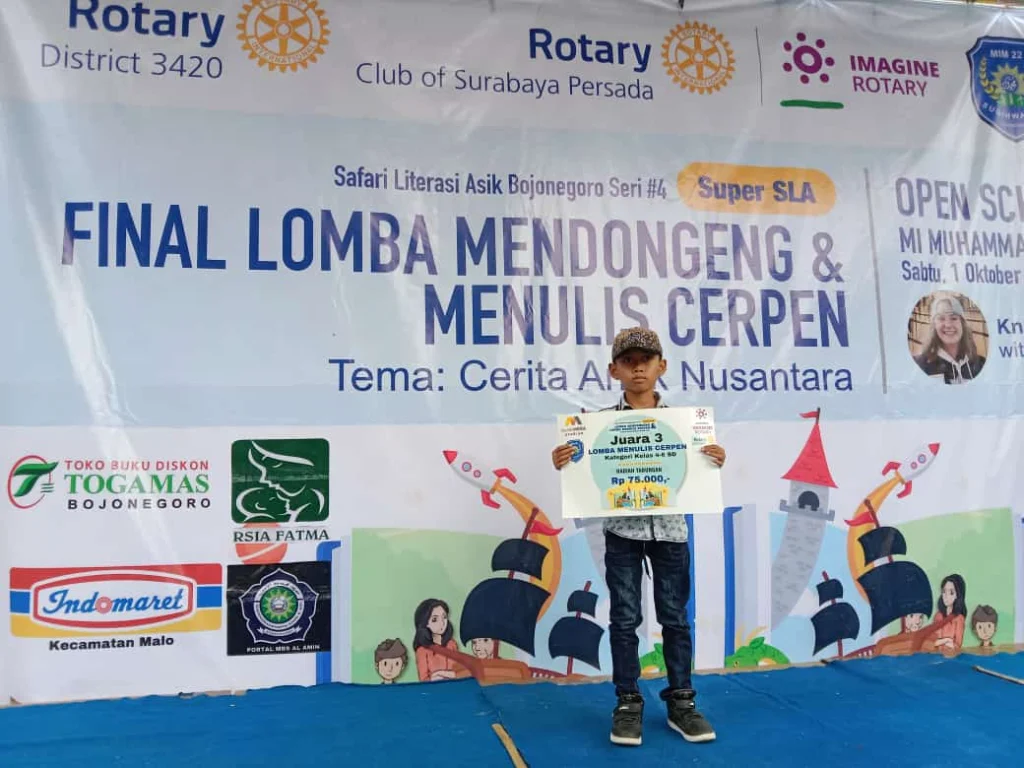 Dua Siswa MIM 7 Kenep Bojonegoro Juara Menulis Cerpen
