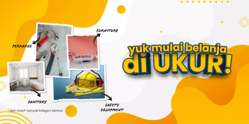 Beli Material Paling Mudah lewat Toko Bangunan Online Ukur.com