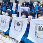 Spempat Surabaya Peringati Maulid Nabi dengan Melukis Kaligrafi