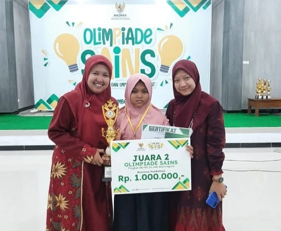Siswa MI Mutu Kedungadem Juara II Olimpiade Sains Baznas