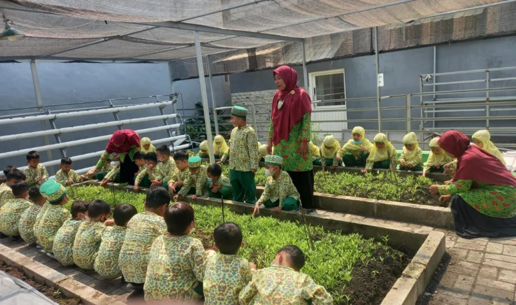Ada Tanaman Sambal di Kebun KB dan TK Aisyiyah 42 GBA Gresik