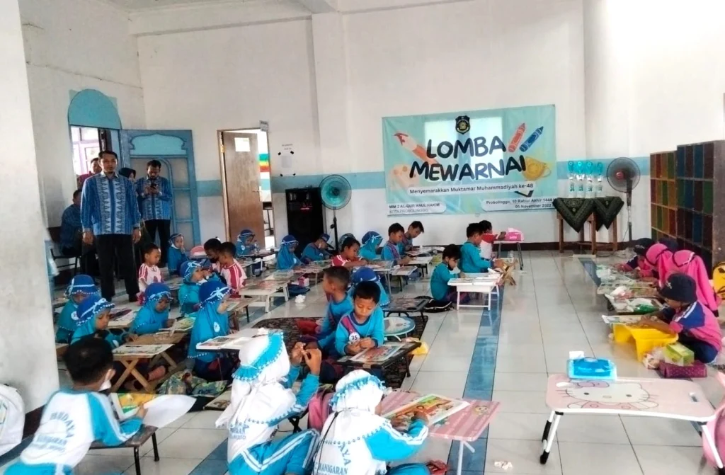 Mimuda Pro Menggelar Lomba Mewarnai Semarakkan Muktamar