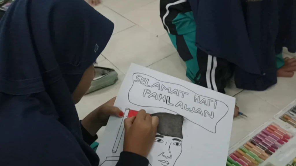 SMP Musix Mengadakan Jalan Sehat dan Lomba Menggambar Poster Pahlawan