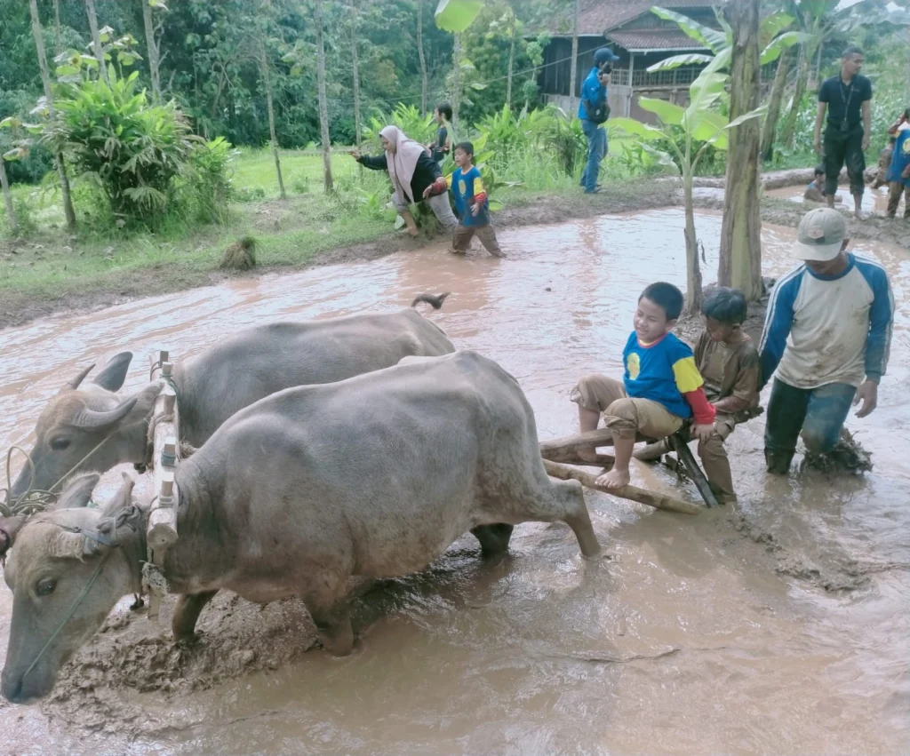 Siswa Sekolah Kreatif Baratajaya Belajar Jadi Petani di WTC
