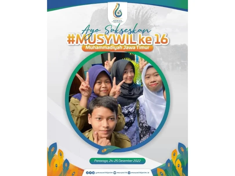 Semarakkan Musywil dengan Twibbon Keren Ini, Follow Medsosnya