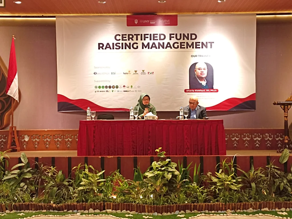 UMY-Intuitive Institute Menggelar Pelatihan Manajemen Penggalangan Dana Bersertifikat