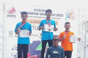 Spiderman Smamsatu Borong Medali Kejurnas Panjat Tebing FPTI