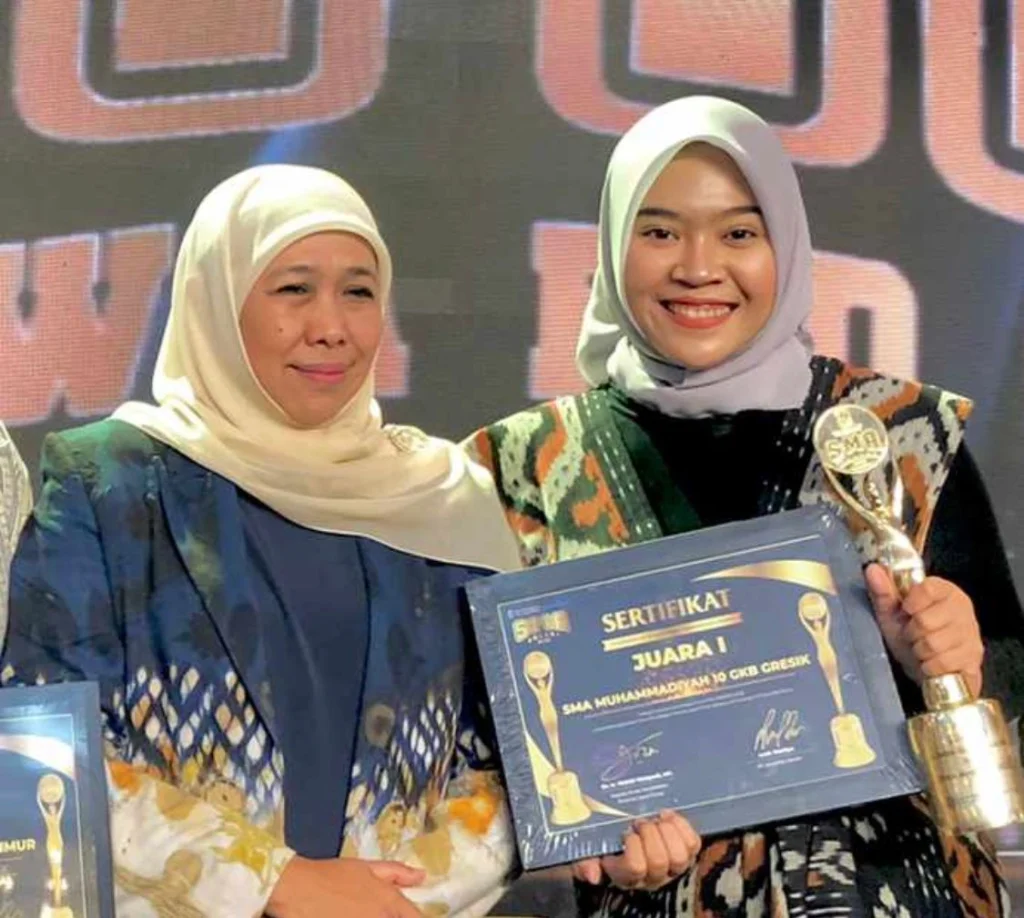 Siswa Smamio Juara I Duta Pelajar Putri SMA Awards Tahun 2022