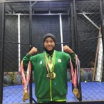 Rebut Emas, Siswi Smamsatu Harumkan Jatim di Kerjunas Muay Thai