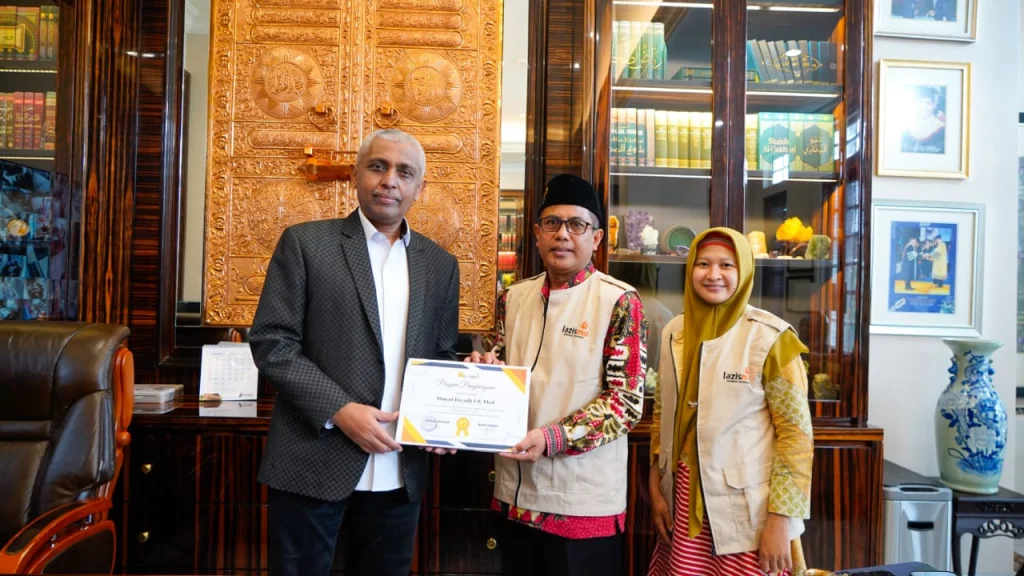 Exco PSSI Pendaftar Pertama Program Orangtua Asuh Lazimu Smamda