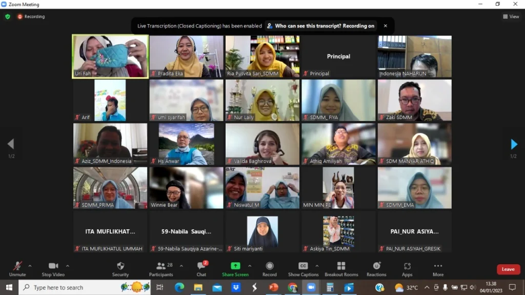 Di Webinar Internasional, Kepala SDMM Berbagi Penerapan Pendidikan Life Skill