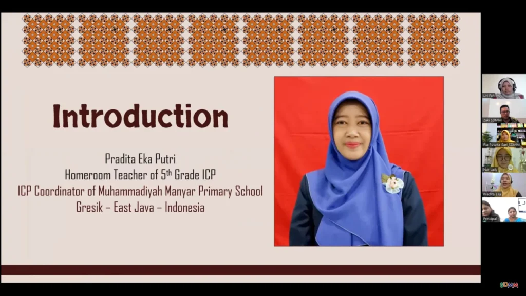 Life Skill Program yang Dipaparkan SDMM pada Peserta Webinar Lima Negara