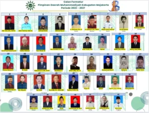 Daftar 43 Calon Sementara Anggota PDM Kabupaten Mojokerto 2022-2027