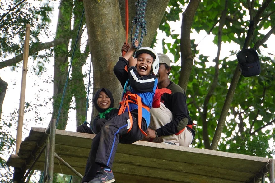 Survival Training of Kids SD Mica Latih Kemandirian Siswa