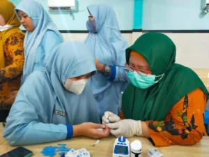 Puskesmas Taman Periksa Hb Siswi Spemduta, Ini Tujuannya