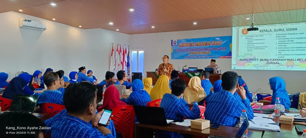 MIM Se-Kecamatan Paciran Mengikuti Bimtek Akreditasi