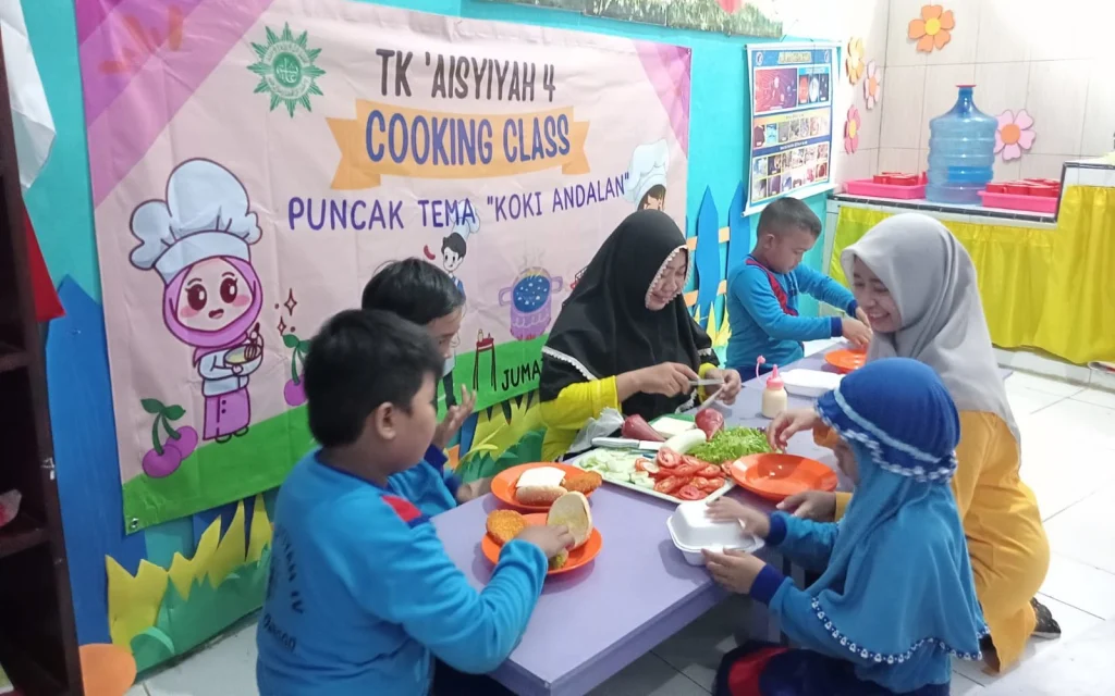 Cooking Class, Belajar Jadi Koki ala TK Aisyiyah IV Kota Probolinggo