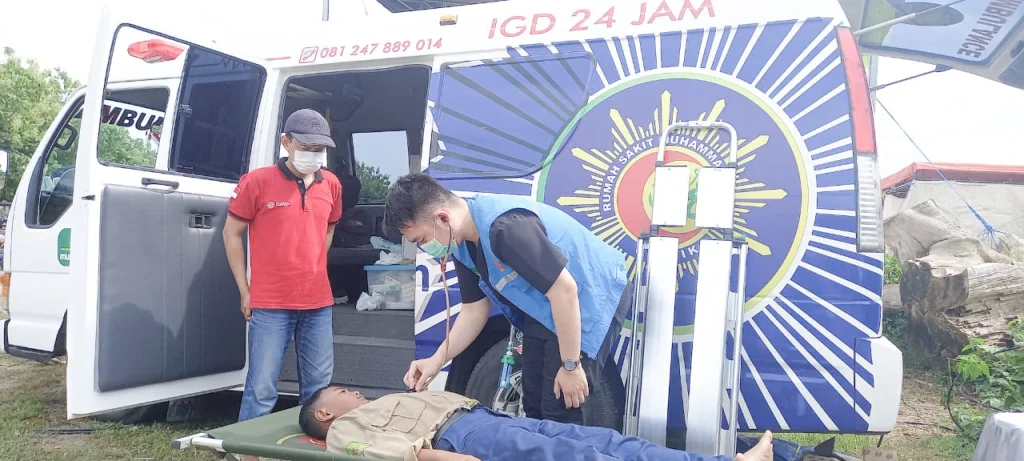 24 Jam RSMG Jaga Kesehatan Peserta Perkemahan HW Gresik