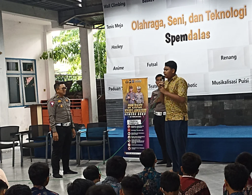 Satlantas Sosialisasi Operasi Keselamatan Semeru 2023 di Spemdalas