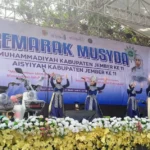 Tarian Muha Santri Smamga Jember Meramaikan Semarak Musyda