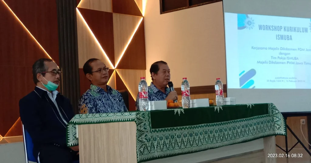 Majelis Dikdasmen PWM Jatim Workshop Implementasi Kurikulum Ismuba di Jember