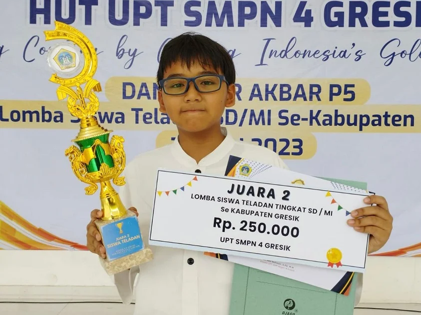 Bagas Wiratama, Siswa SDMM Raih Juara Lomba Siswa Teladan Se-Kabupaten
