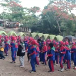 Senam Gemu Famire Hangatkan Suasana Dingin Lereng Gunung Welirang