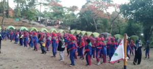 Senam Gemu Famire Hangatkan Suasana Dingin Lereng Gunung Welirang