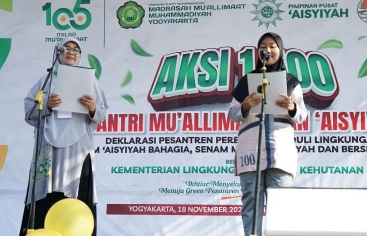 Madrasah Mu’allimaat Menggelar Aksi Selamatkan Semesta