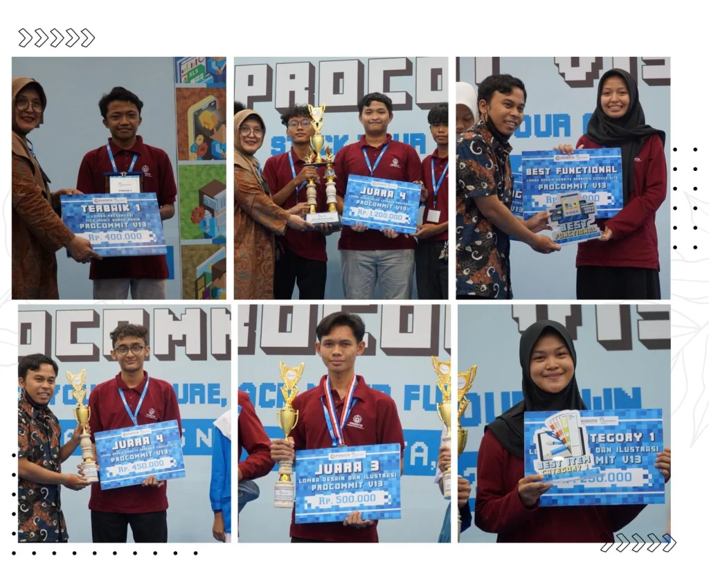 Tim Prodistik Smamsatu Raih 6 Penghargaan Procommit V13 