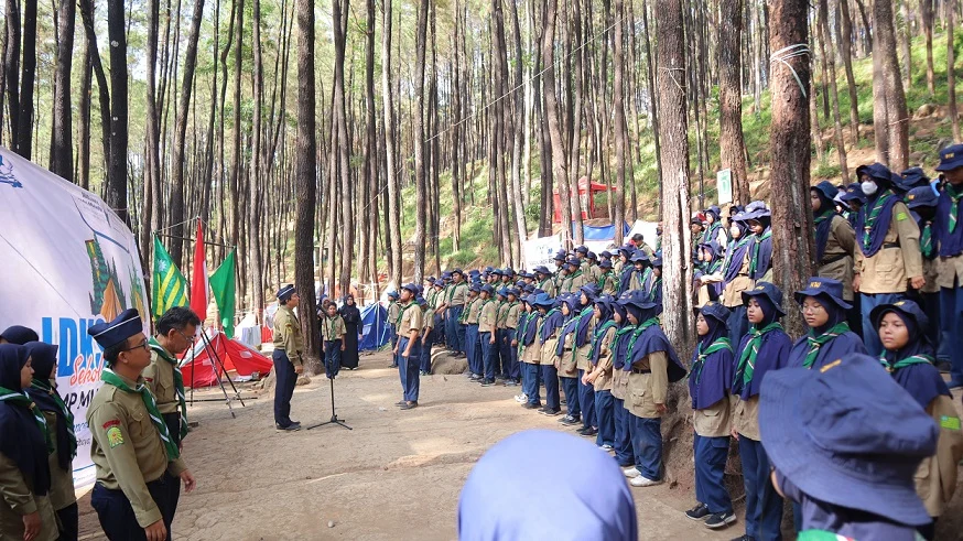 LDKS dan HW Camp SMP Mutu Surabaya Bikin Siswa Tertantang