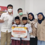 Saat si Kembar Zoe dan Zein Ikut Khitan Ceria Lazismu Lumajang