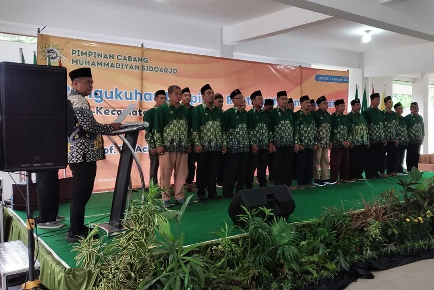 Energi Baru di Pengukuhan 20 Ranting Muhammadiyah Sidoarjo