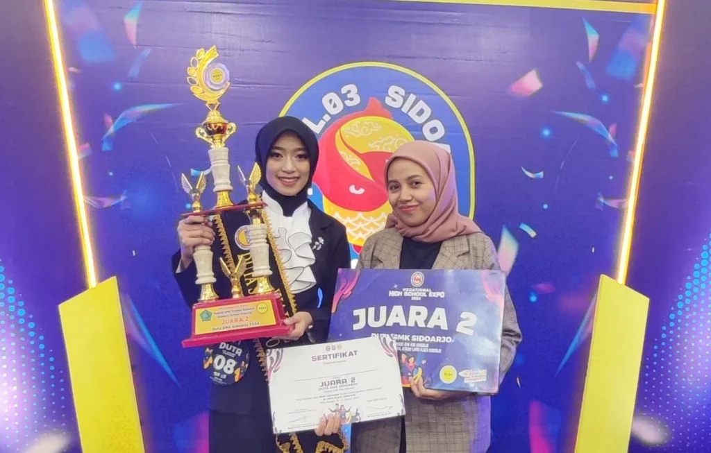 Siswi Smedaka Juara Duta SMK Sidoarjo 2024
