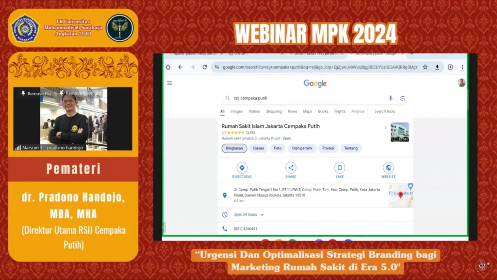 Ini Strategi Marketing RS Terbaik Ke-7 Se-Indonesia